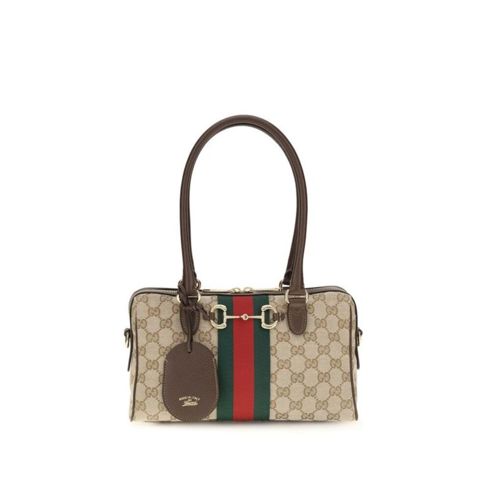 Gucci Beige Fabric Women's Handbag